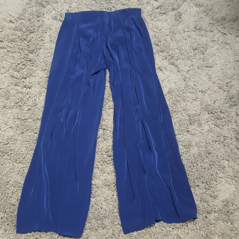 Blue Wide-leg pants